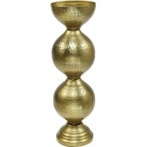 Ljusstake orientalisk värmeljushållare metall 39,5cm