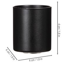 Artikel Magnetisk ljushållare, matt yta, 4 cm, 4 stycken