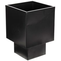 Artikel Svart kubkruka med bas, modern, 22 cm