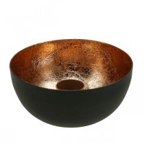Artikel Ljusstake svart, bronsstavsljusstake Ø10cm H5cm