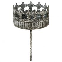 Artikel Ljusstake silver antik Ø7cm H12cm 1 st