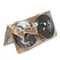 Artikel Ljusstake i brunt Ø9cm 4 st