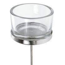 Artikel Ljusstake med glas på stickan 4 st
