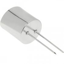 Artikel Ljushållare för stickning av värmeljushållare i silver Ø5cm 4 st