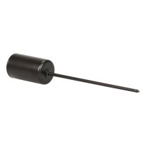Artikel Ljusstake adventskransljusstake svart 2,2×4cm 4 st