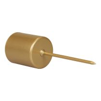 Artikel Ljusstake, spik, ljusstake, pinne, guld, 3,2 cm x 4 cm, 4 stycken