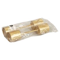 Artikel Ljusstake, spik, ljusstake, pinne, guld, 3,2 cm x 4 cm, 4 stycken