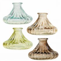 Ljusstake Glas Ljusstake Glas Ø10,5cm H7cm 4st
