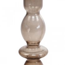 Ljusstake glas Ljusstake Ljusstake 18,5cm 2st