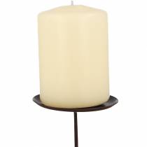 Artikel Ljusstake brun Ø6cm 4 st