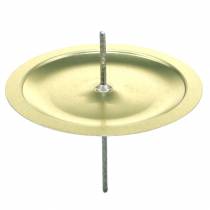 Artikel Ljusstake med taggguld Ø6cm 36 st