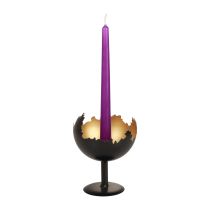 Bordsdekoration julljusstake metall 15,5cm Ø12cm
