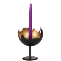 Bordsdekoration julljusstake metall 19cm Ø15cm