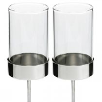 Artikel Ljushållare för pluggning av metall/glas Ø5cm H19cm 4 st