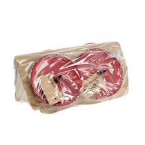 Artikel Ljusstake för att hålla fast rött Ø8cm 4st