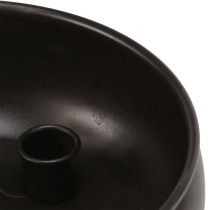 Artikel Ljusskål svart pinneljusstake med magneter Ø20cm