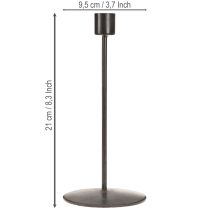 Artikel Ljusstake ljusstake antik brun H21,5 cm 2 st