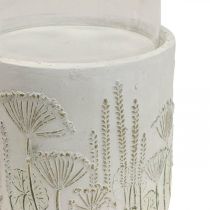 Artikel Ljusstake lykta glas med sockel Ø17cm H32cm