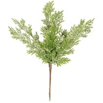 Artikel Konstgjord tallgren med kottar, snötäckt, 28 cm, 6 stycken