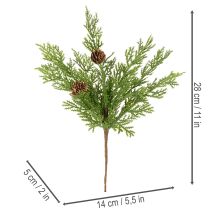Artikel Konstgjord tallgren med kottar, 28 cm, 6 stycken