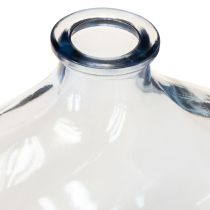 Artikel Liten glasvas klar modern minivas glas blå 11×6×10 cm 3 st
