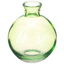Artikel Små glasvaser, lökformade minivaser, grön, Ø7,5cm, H9cm, 6 st.