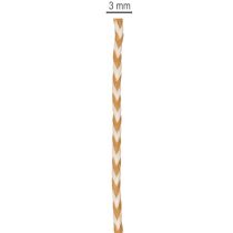 Artikel Presentband, tvåfärgat snöre, 3 mm, 20 m