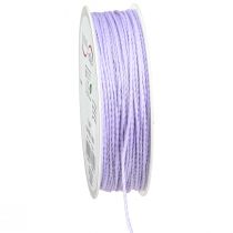 Artikel Sladd med glimmerlila dekorationssnöre iriserande 15mm 50m