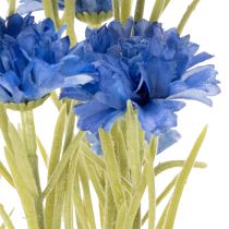 Artikel Konstgjord blåklintblomma för elegant vardagsrumsdesign, sommardekoration, 68 cm, 4 stycken