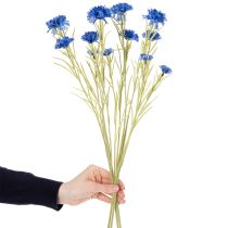Artikel Konstgjord blåklintblomma för elegant vardagsrumsdesign, sommardekoration, 68 cm, 4 stycken