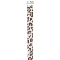 Artikel Presentband leopardmönster för kreativ dekoration, krullband 10mm 100m