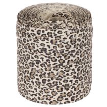 Artikel Presentband leopardmönster för kreativ dekoration, krullband 10mm 100m