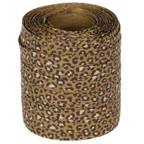 Artikel Lockigt band, leopardmönster, presentband för kreativ inslagning, 10mm, 100m