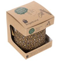 Artikel Lockigt band, leopardmönster, presentband för kreativ inslagning, 10mm, 100m