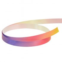 Artikel Curlingband färgglad gradient presentband gul, rosa, lila 10mm 250m