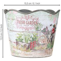 Artikel Örtkruka blomkruka plast Fresh Garden H13,5cm 2st