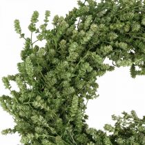 Artikel Julkransdekoration grön torkad blomkrans dörrkrans linört festlig Ø34cm