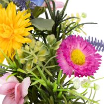 Artikel Konstgjord vårblomskrans för ytterdörrsdekoration, 30 cm
