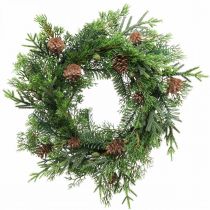 Julkrans med kottar adventskrans konstgjord Ø40cm