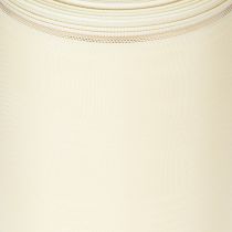 Artikel Krämfärgat kransband med guldkant, supersatin, 125 mm brett, 25 m långt - Vattentätt, perfekt för datorutskrift och miljövänligt