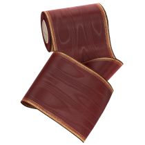 Artikel Kransband Moiré 150mm Bordeaux taftband dekoration