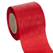 Artikel Rött kransband 75mm x 25m - Begravningsblomster och dekorationer, Robust band för textning