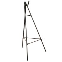 Artikel Kranshållare stående med krok svart metall staffli H56cm