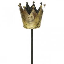 Artikel Värmeljushållare krona till sticka mässing Ø9,5cm H50cm
