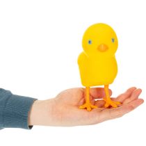 Artikel Kycklingdekoration till påsk, borddekoration, återanvändbar vardagsrumsdekoration, 16 cm, 2 stycken
