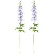 Artikel Konstgjorda blommor Delphinium ljuslila på stjälk 90cm 2st