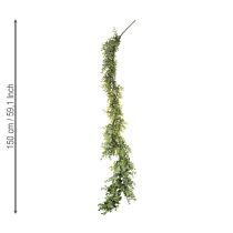 Artikel Konstgjord eukalyptusgirlang, dekorativ girlang, grön, 150 cm