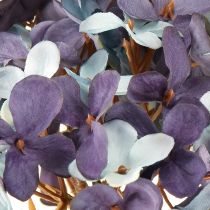 Artikel Konstgjord hortensia dekoration konstgjord blomma blå lila 34cm 2st