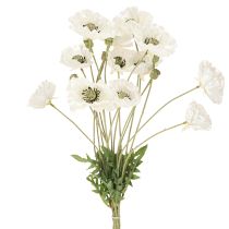 Artikel Konstgjorda vallmo i vita sidenblommor L78 6st