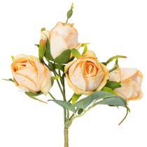 Artikel Konstgjord rosbukett, realistisk dekoration för vardagsrum, 31 cm, 3 stycken
